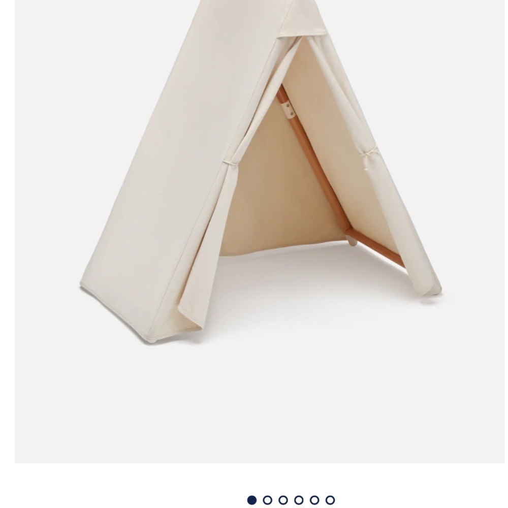 Cream Kids Play Tent